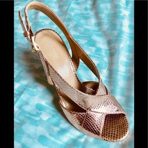 New~ Michael Kors Heels~ Rose Gold